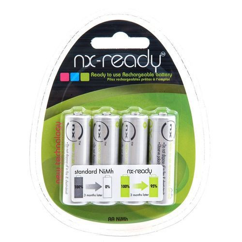 Accus Nimh blister x4 AA NX READY 1.2V 2000mAh ENIACH9019  Consommable