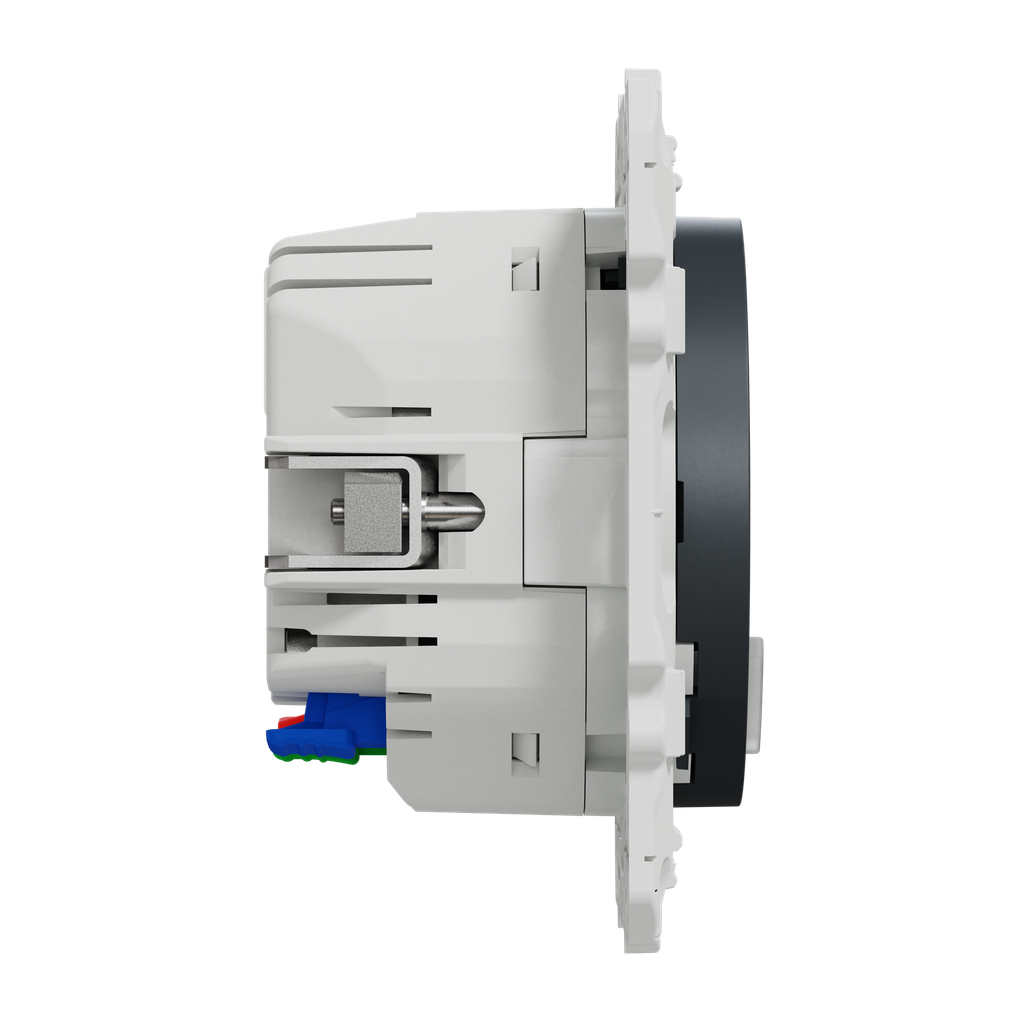 Wiser Odace - Prise 2P+T connectée - 16A  - zigbee - Anthracite