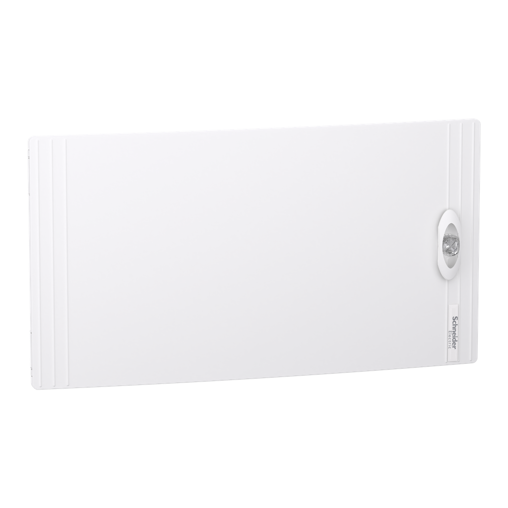 PrismaSeT XS - Porte pleine RAL9003 pour coffret saillie 1 rangée 24 modules