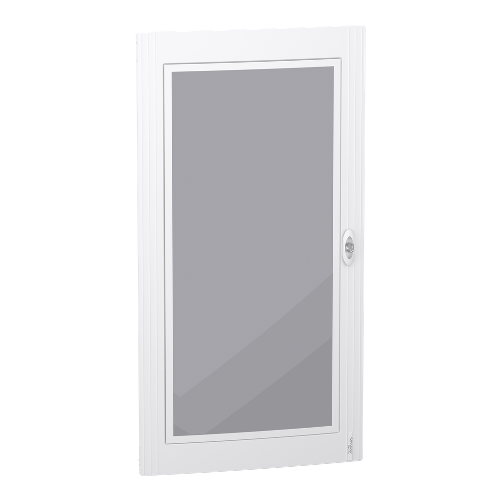 PrismaSeT XS - Porte transparente RAL9003 pour coffret saillie 6R 24 modules