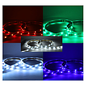 BANDEAU RGB + BLC 5M 60LED ET 9W/M IP67 24V TUBE SILICONE