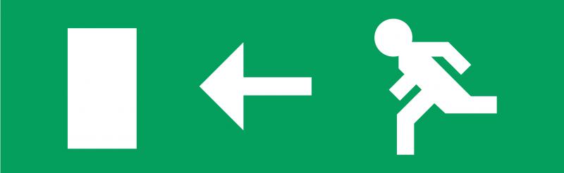 Pictogramme - Compatible boitier AA - Flèche vers la gauche