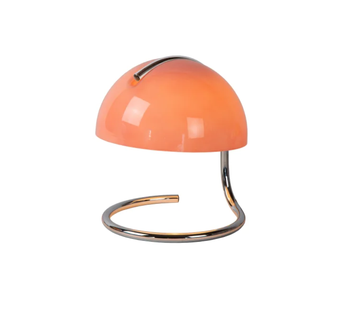 CATO Lampe de tab.-Rose-Ø23,5-1xE27-40W-Verre