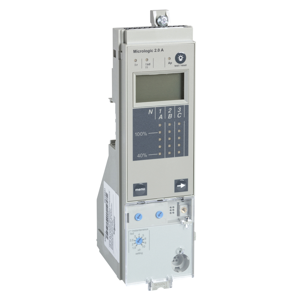 ComPact NS630-3200 - déclencheur Micrologic 2.0A - 3P-4P - fixe
