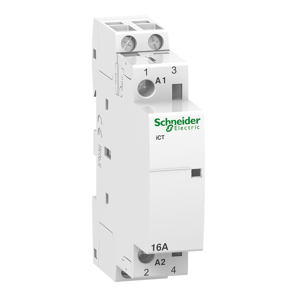 Acti9 iCT - Contacteur auxiliarisable - 2P - 16A - 2NO - 24Vca - 50Hz