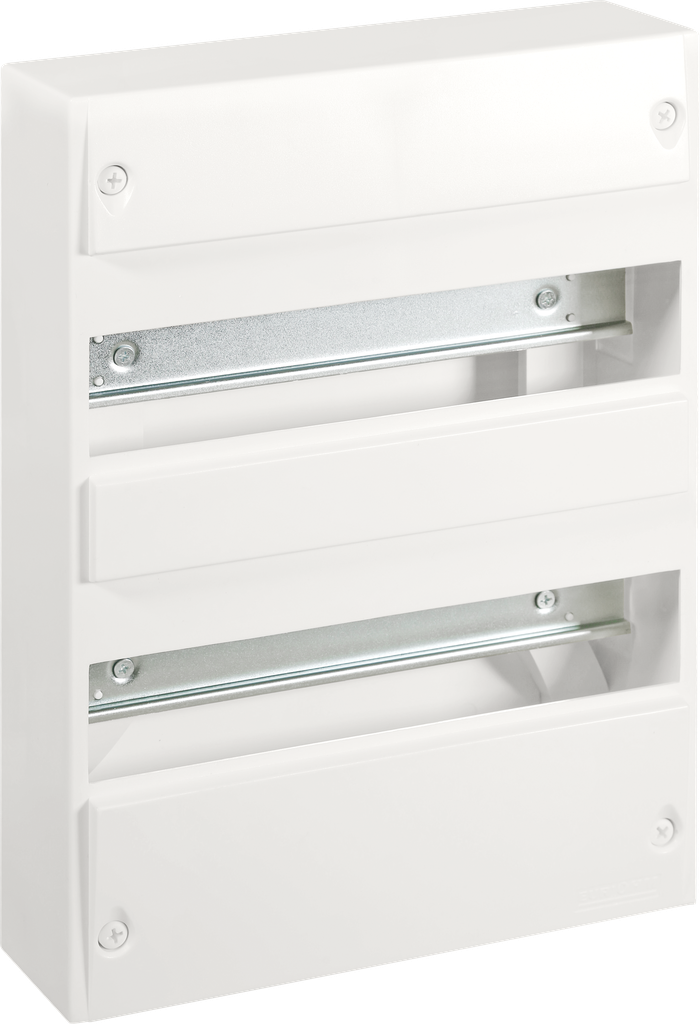 Coffret 26 modules 2 rangées avec bornier P+N+T