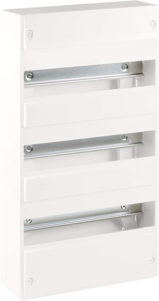 Coffret 39 modules 3 rangées avec bornier P+N+T