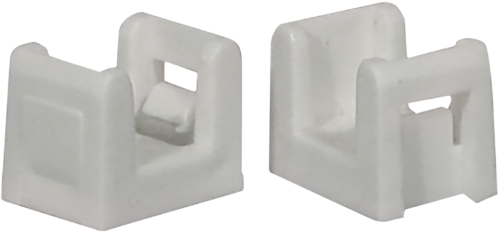 Jeu de 2 pattes d'assemblage pour coffrets (H/V)