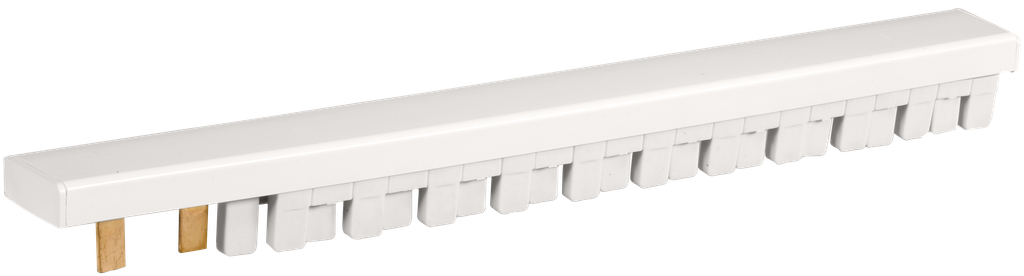 Peigne horiz. 1P+N 13 moØcxion rangée disj/IØH/B 25-63A alimenté par le bas