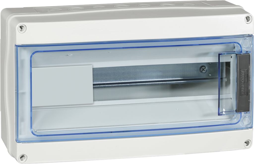 Coffret 18 modules IP65 entrées souples