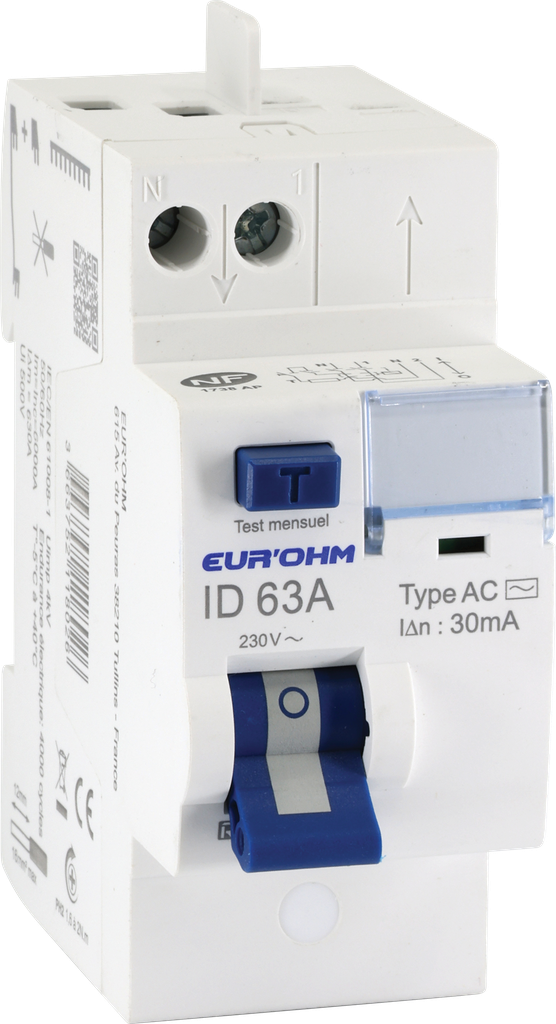 ID 2x63A 30mA Type AC H/H