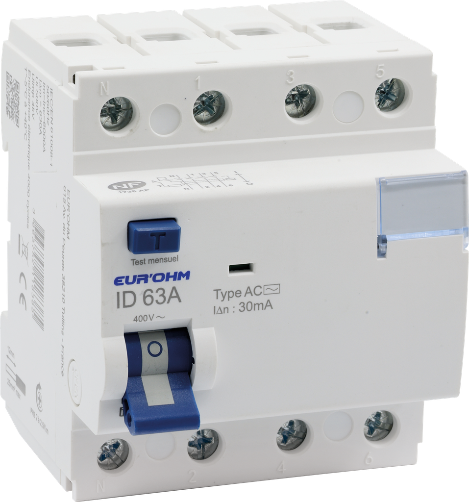 ID 4x63A 30mA Type AC