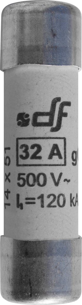 Fusible  32A gL/gG 14x51 sans percuteur