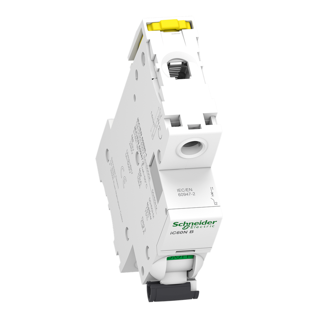 Acti9 iC60N - Disjoncteur - 1P - 6A - Courbe B - 400Vca - 6000A/10kA