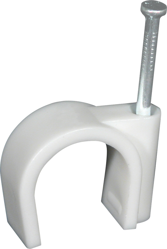 Attache 5 mm blanche