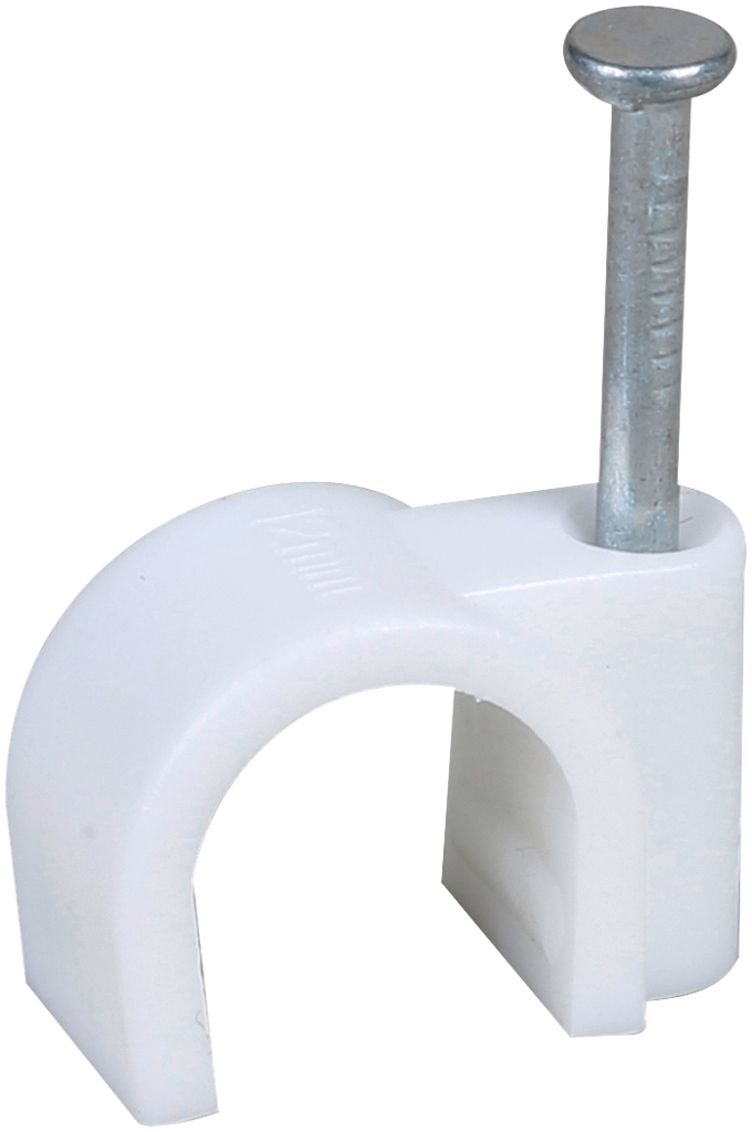 Attache 12 mm blanche