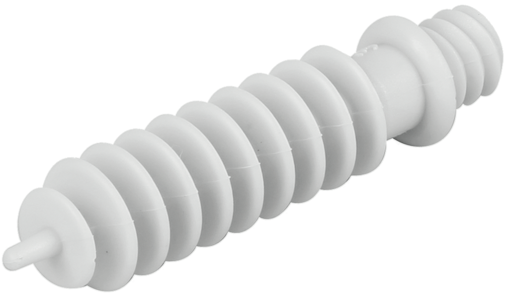 Chev. tête filet. grise perc. 6mm