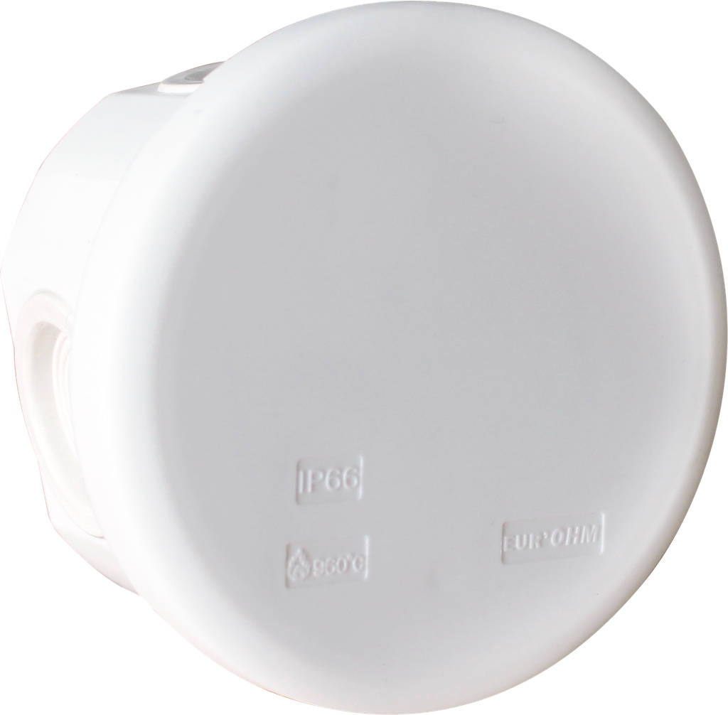 Bte blanche IP55 F80mm - 960°C