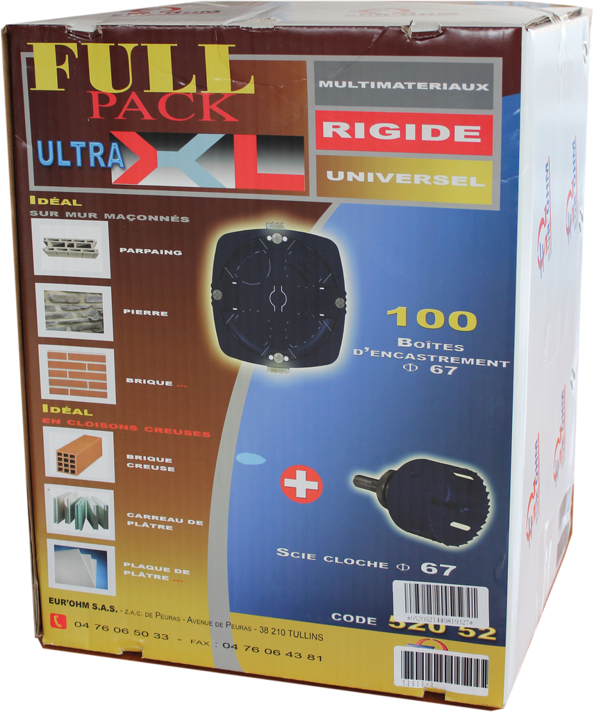 Pack 100 bte mu-mat d67 p40+sc