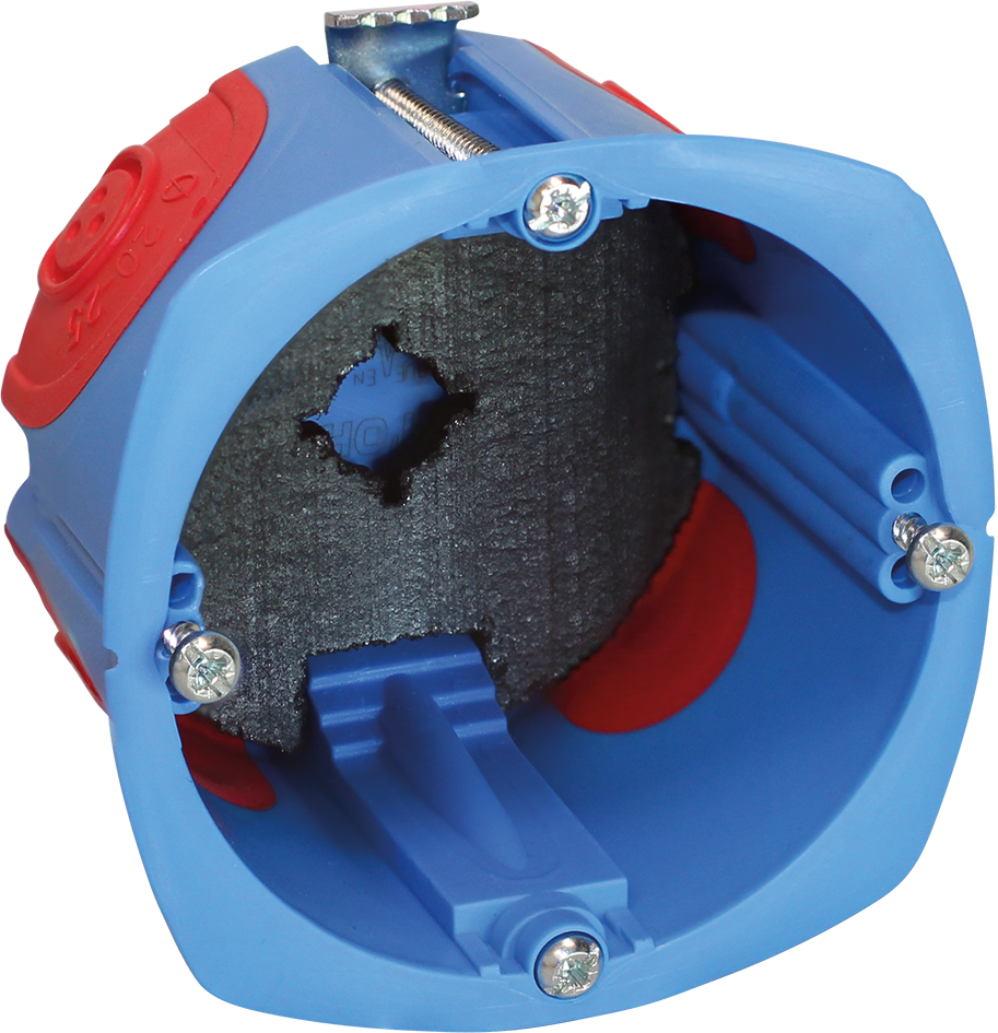 Boite coupe feu étanche à l’air 1P EI120 d67/68 prof 50mm