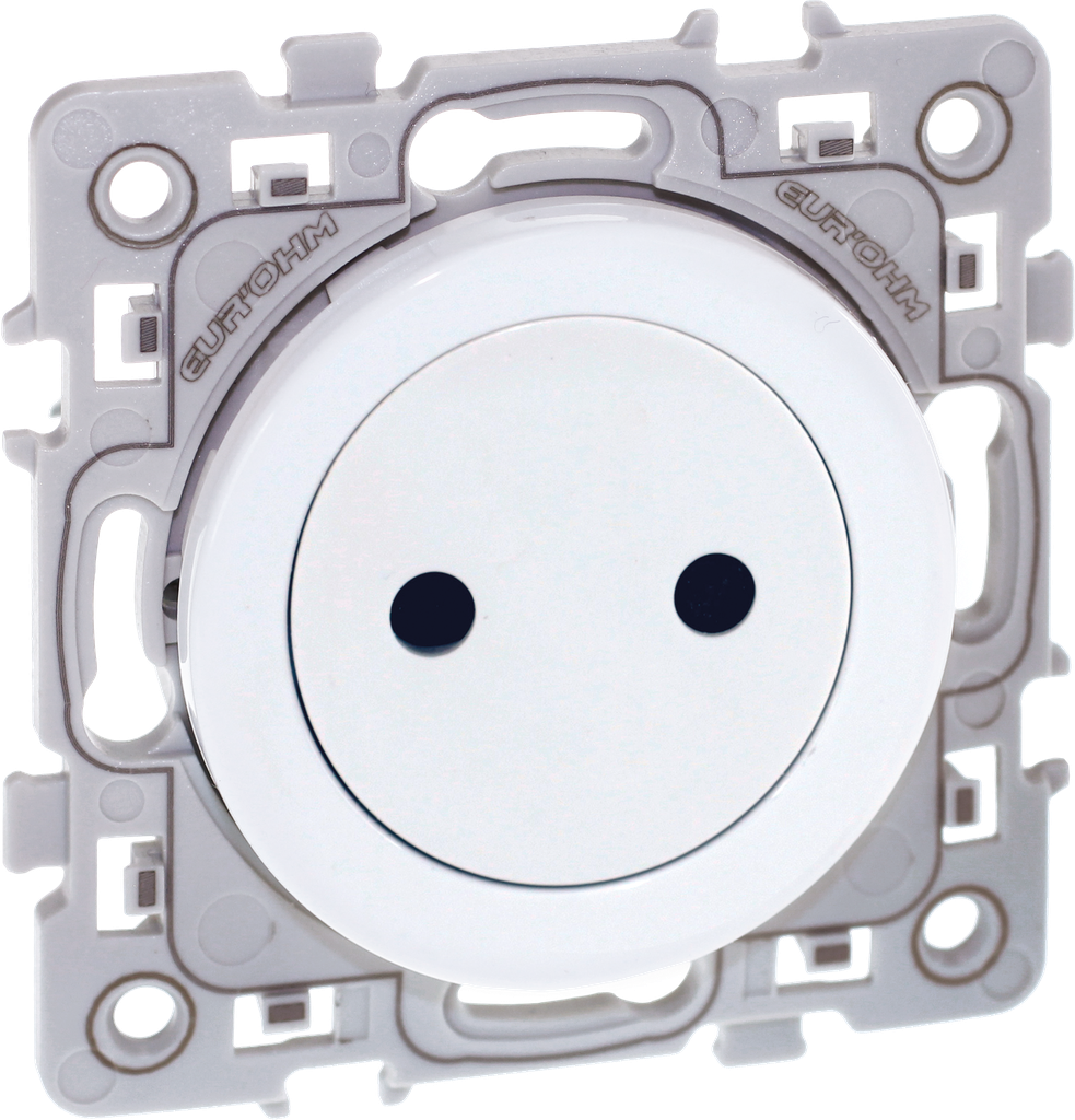 SQUARE PC 2P affleurante BLC