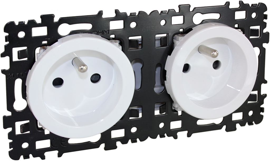 SQUARE PC Double 2P+T précab. BLC