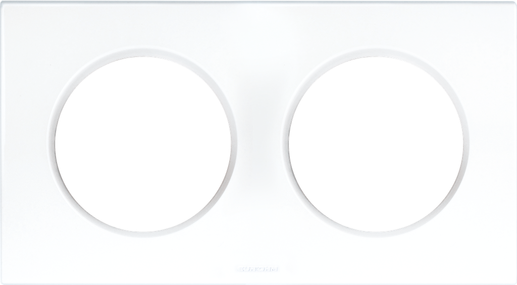 SQUARE PLAQ BLC 2P entr.71mm