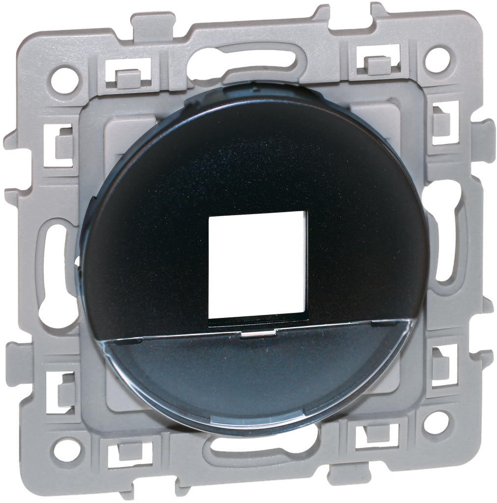 SQUARE plastron RJ45 format KEYSTONE VULCAIN