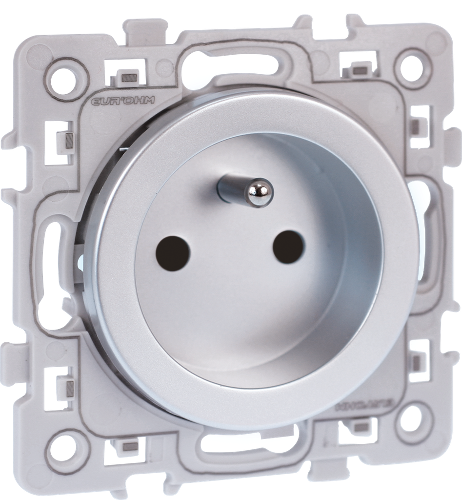 SQUARE PC 2P+T SILVER