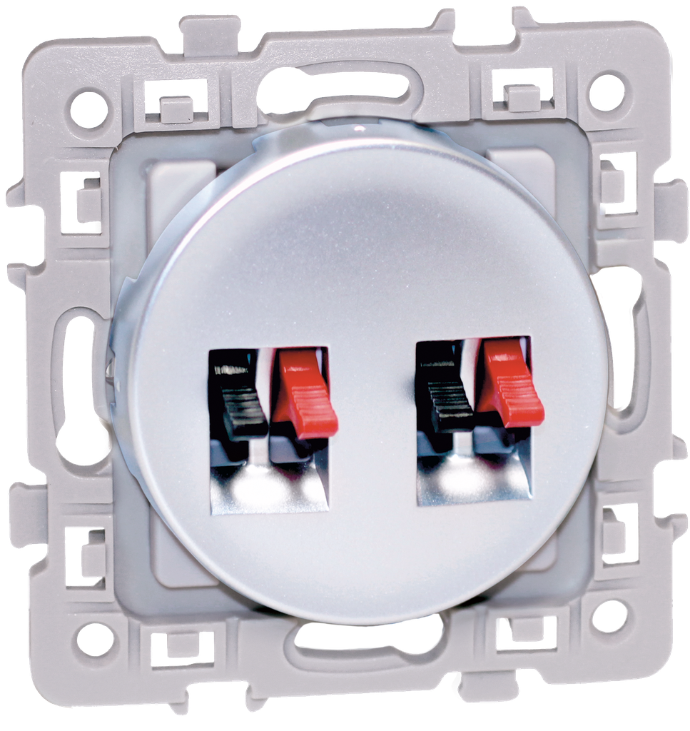 SQUARE dble prise HP SILVER