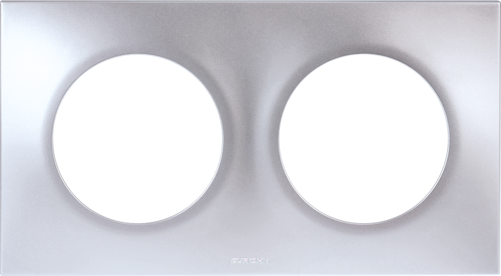 SQUARE PLAQ SILVER 2P entr.71mm