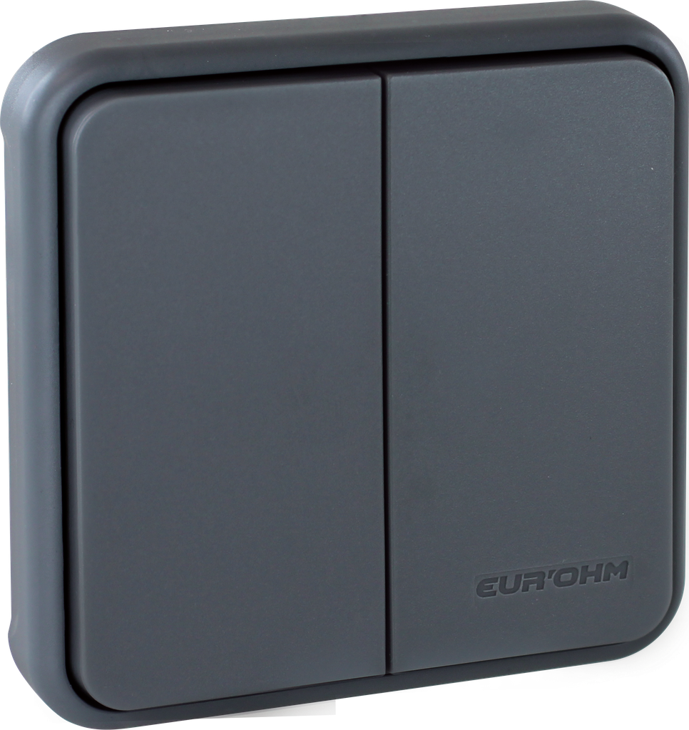 OXXO dble BP compos GRIS IP55