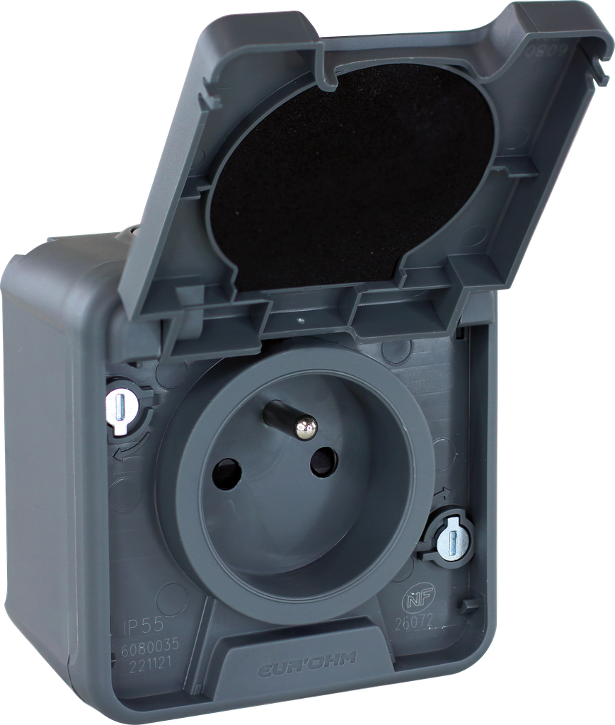 OXXO PC 2P+T GRIS SAILLIE IP55