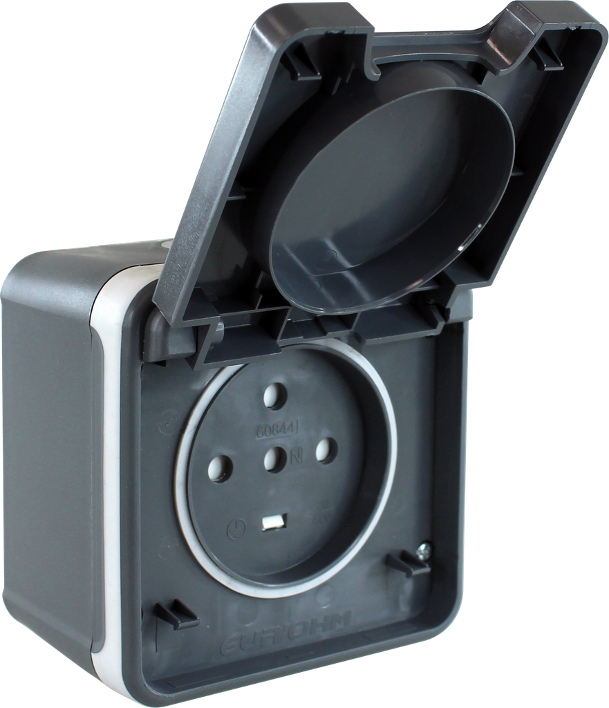 OXXO PC 20A 3P+T GRIS SAILLIE IP55