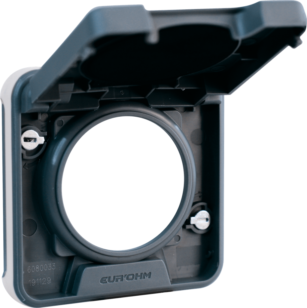 OXXO Cadre interm. fonction cde COMETE pour saillie gris IP55