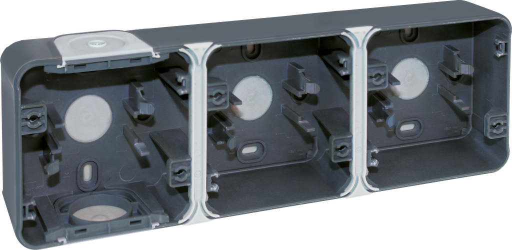 BOITE 3P GRIS horiz SAILLIE