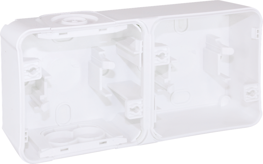 BOITE 2P BLANC horiz SAILLIE