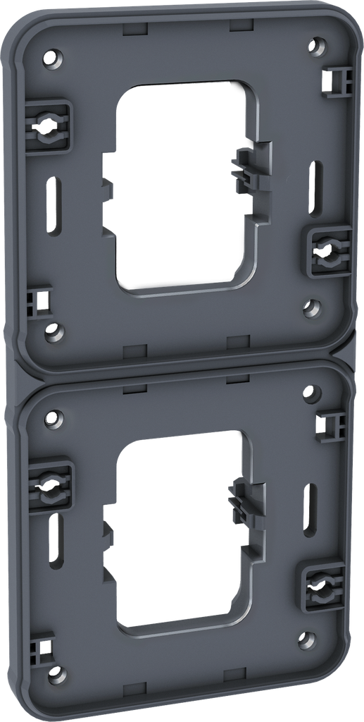 OXXO Support double V GRIS ENCASTRE