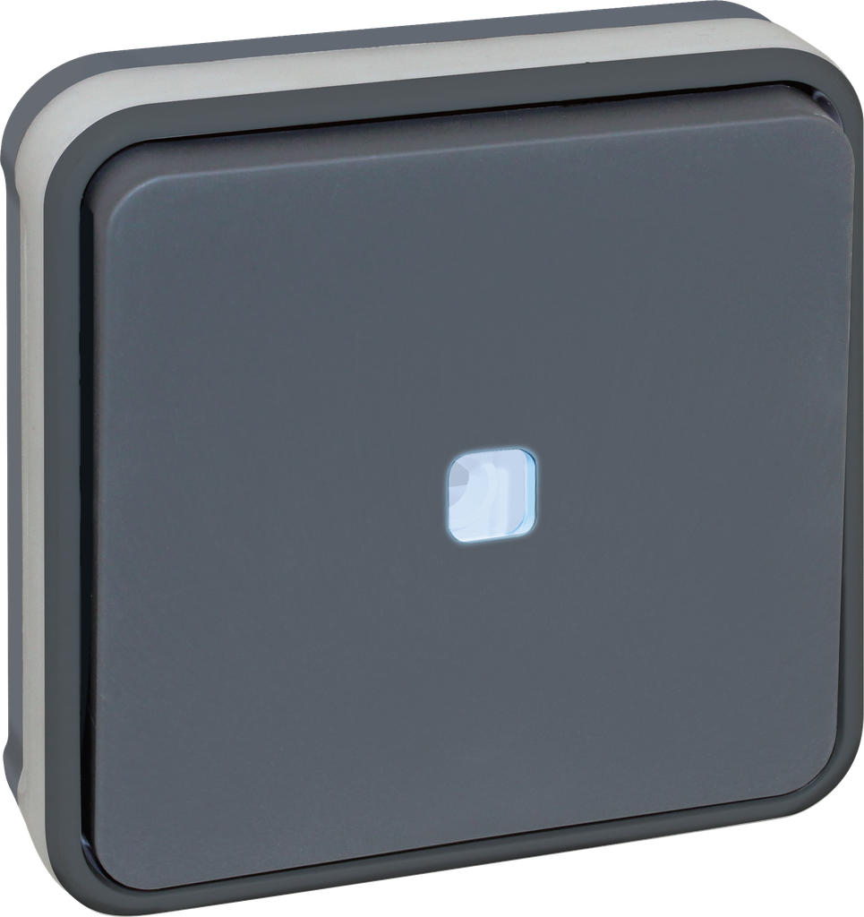 OXXO VV lumineux GRIS ENCASTRE IP55