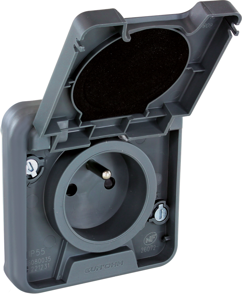 OXXO PC 2P+T GRIS SAILLIE IP55