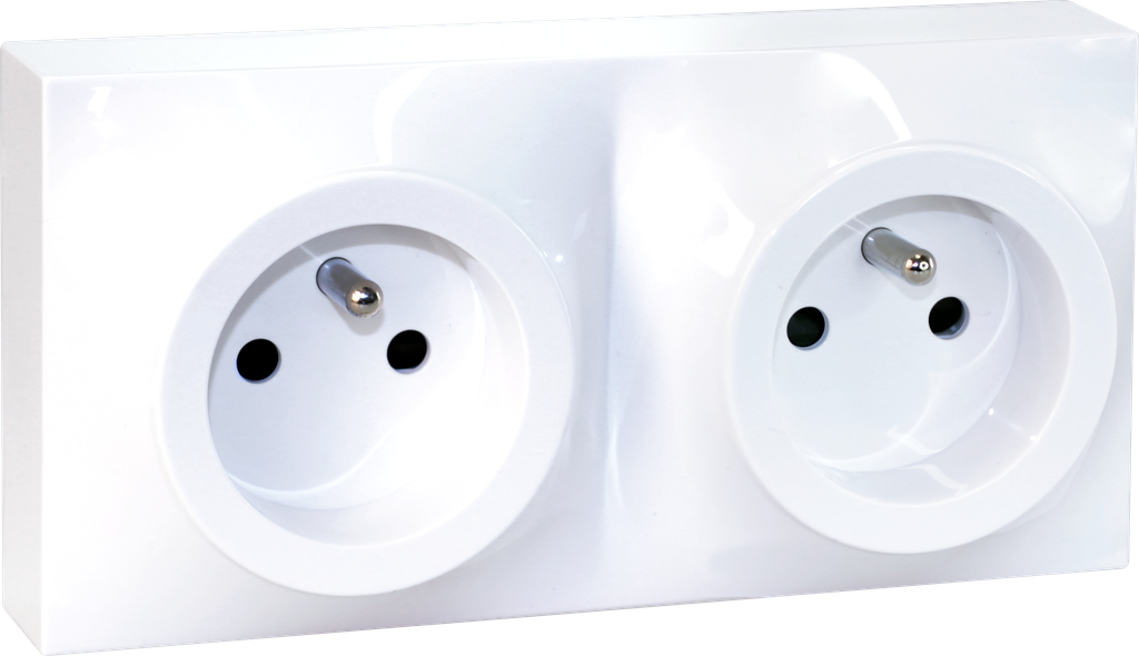 DUNE double PC 2P+T PRECABLEE BLANC