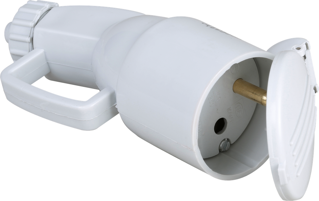 16A fem.clapet ann.grise