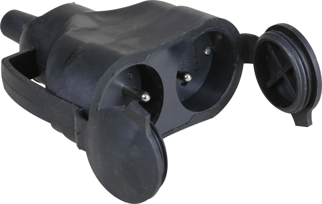 2x16A femel. caou.IP65  bague