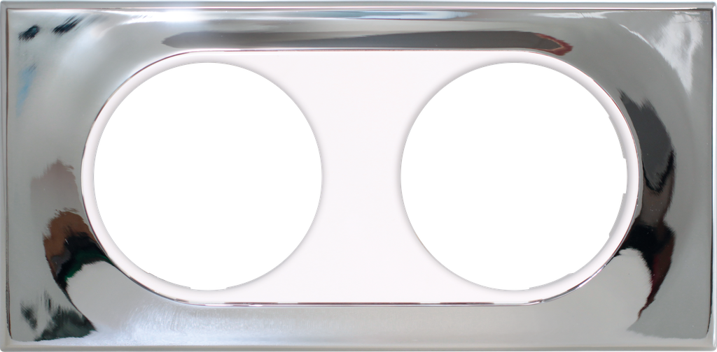 COMETE Plaque 2 postes MIRROR