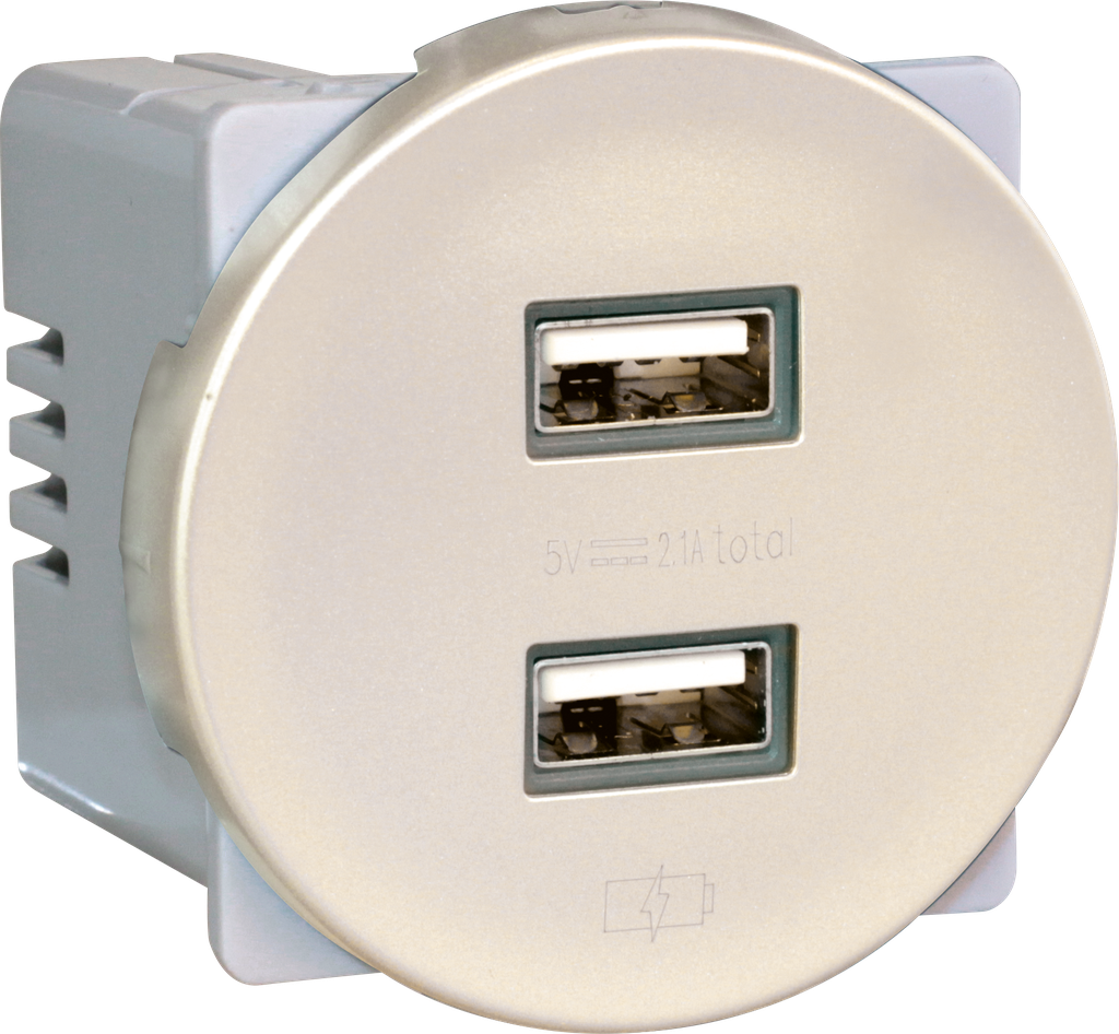 COMETE Dble USB A TITANE