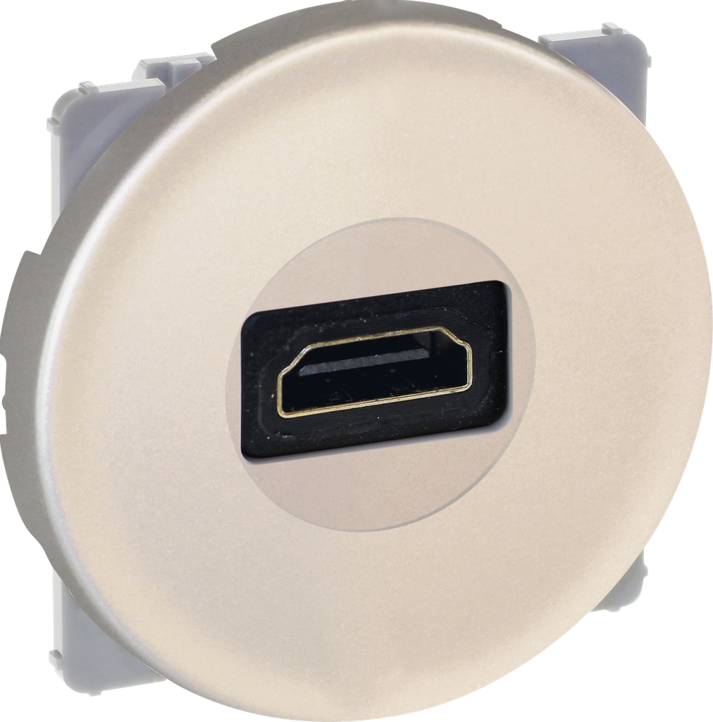 COMETE Prise HDMI TITANE