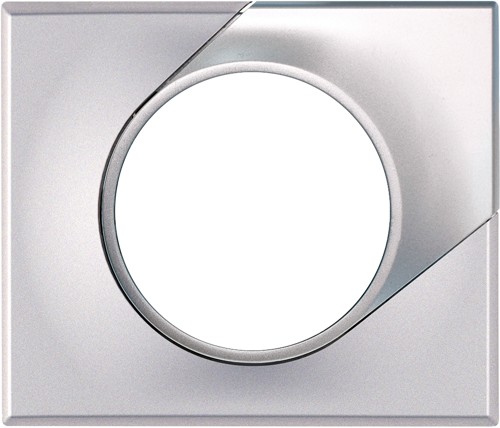 COMETE Plaque 1 poste SILVER