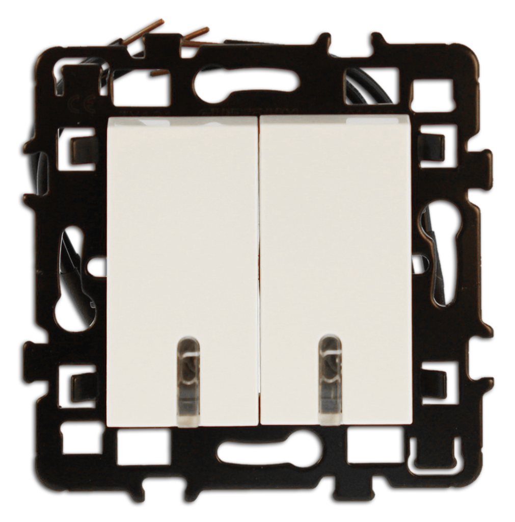 Double BP à voyant bleu