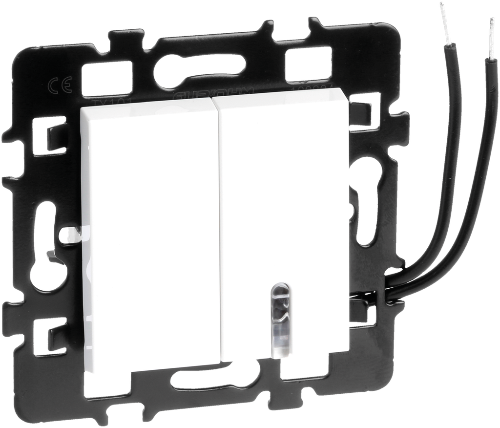 Double BP à voy. bleu et ss voy.