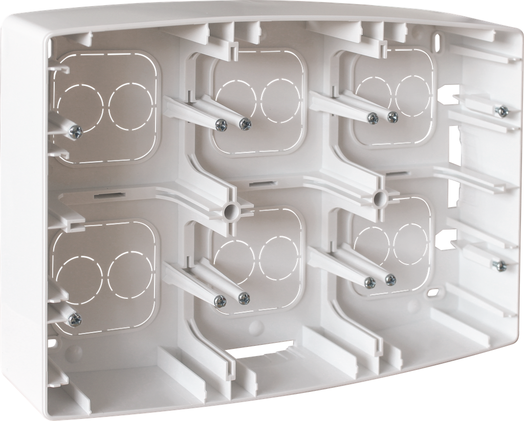 Cadre saillie 2x3 positionstes